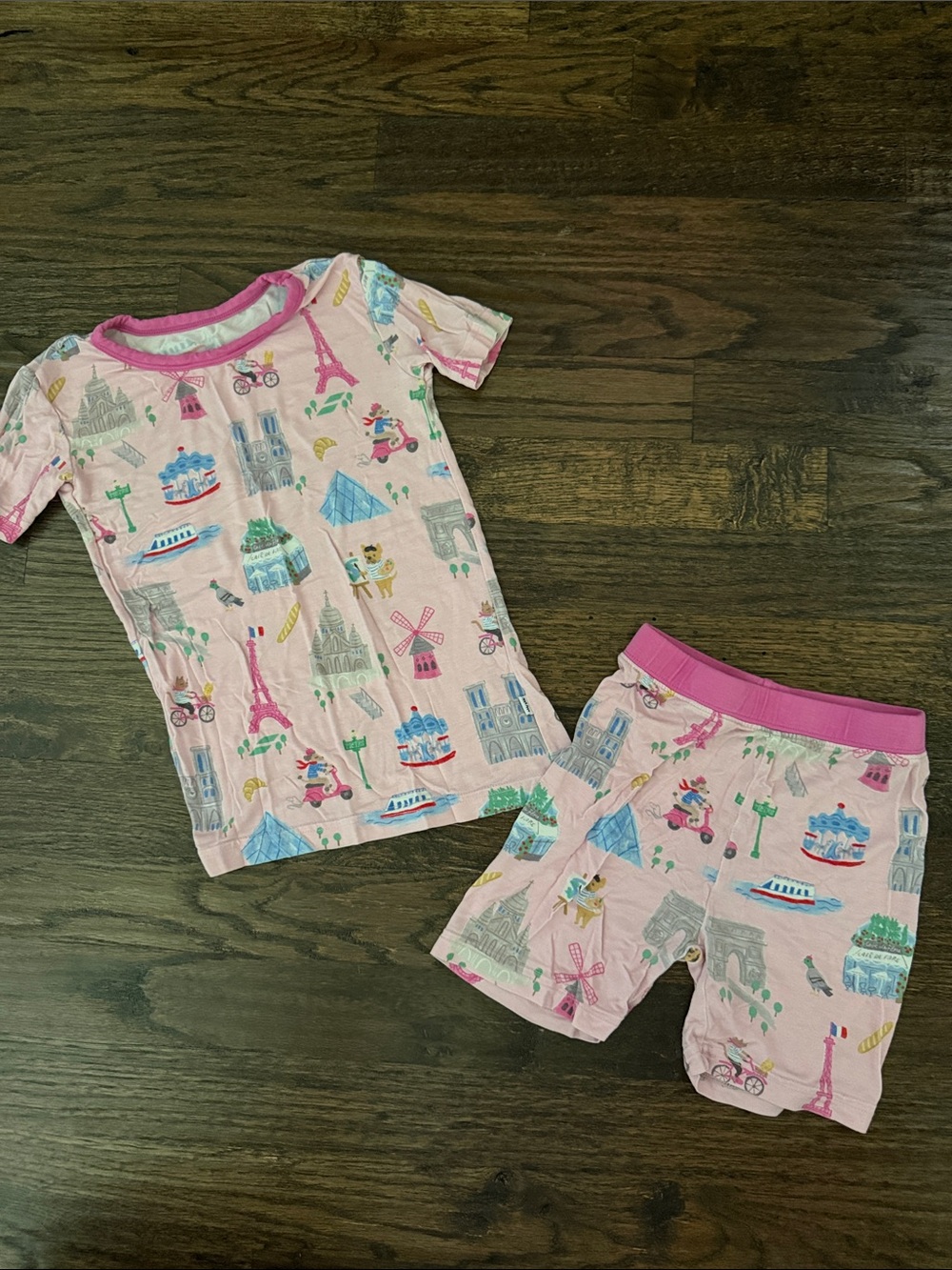 Little Sleepies Weekend in Paris Girls PJs in 3T